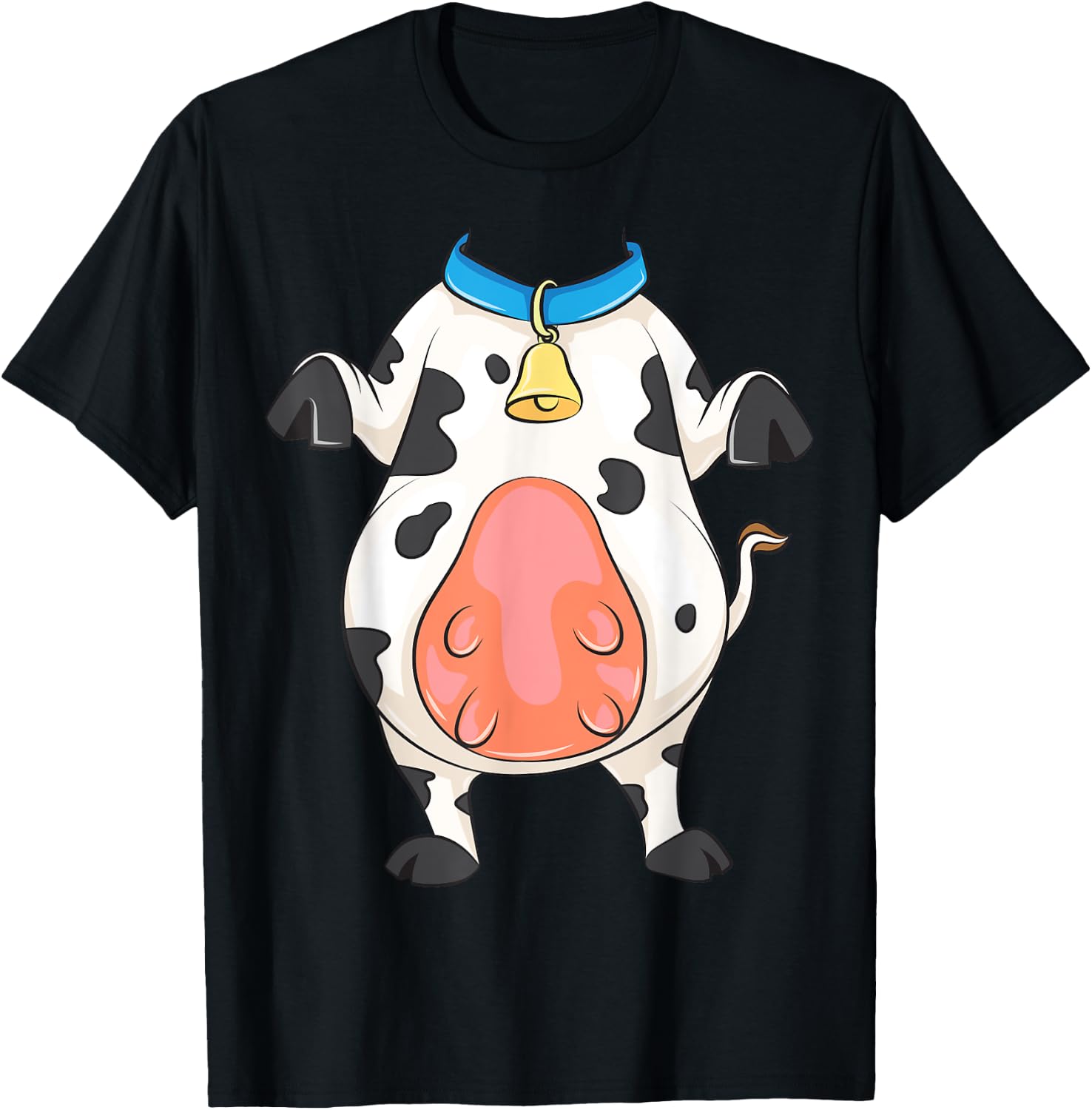 Headless Cow Costume Halloween | Cool Heifer Fan Funny Gift T-Shirt - T-Shirt | Black