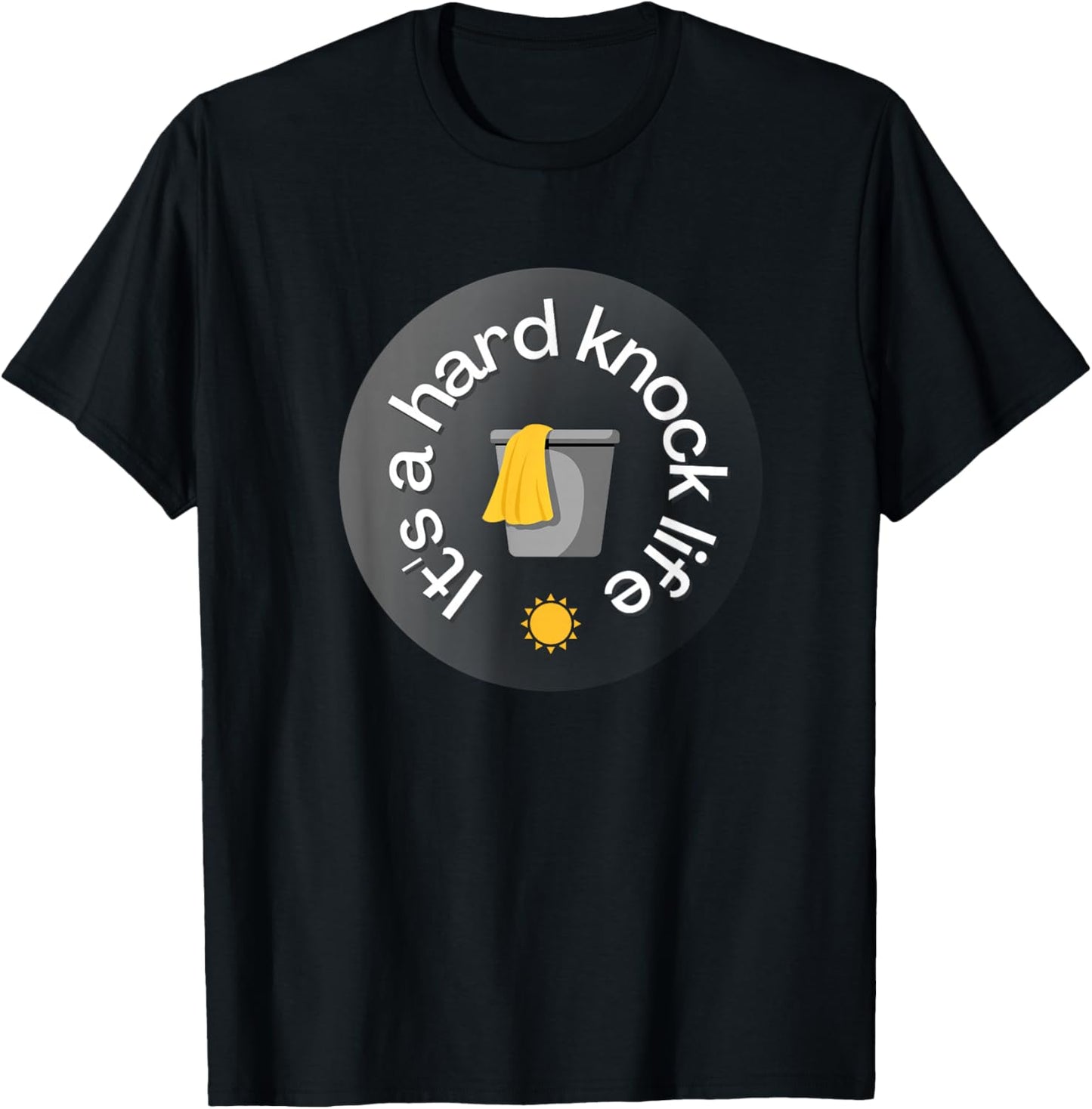 Annie It's A Hard Knock Life Bucket T-Shirt - T-Shirt | Black
