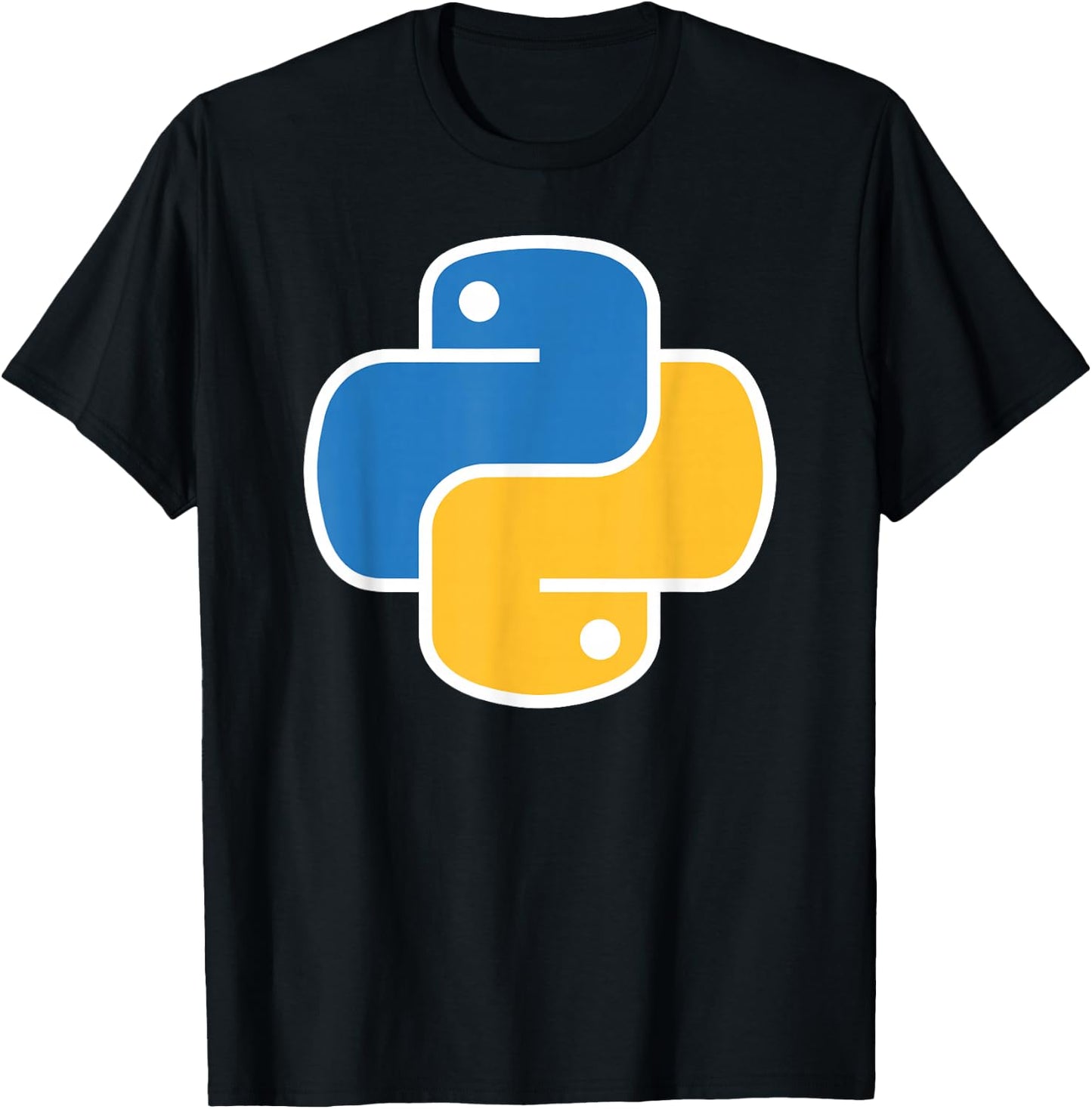 Python Programming Language, Software Code Computer Science T-Shirt - T-Shirt | Black