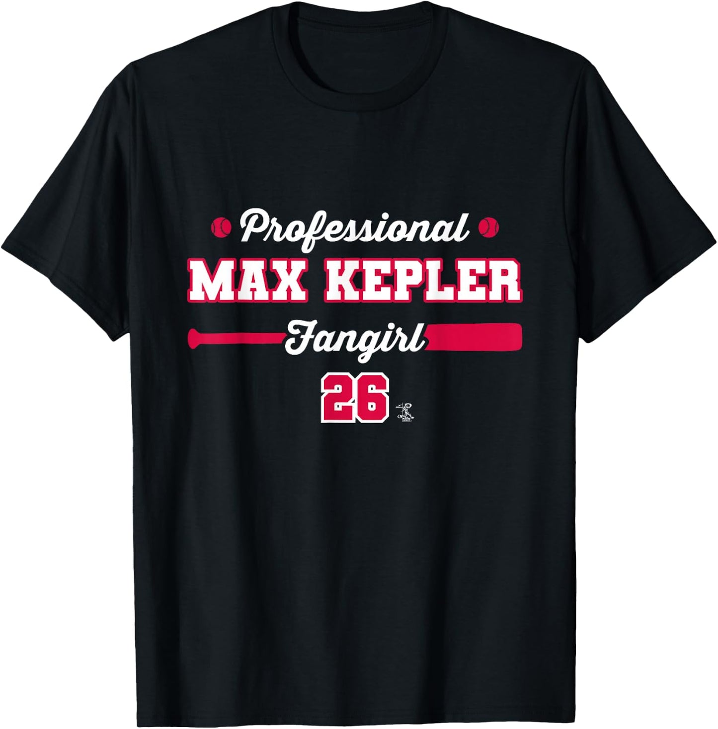 Max Kepler Professional Fangirl Gameday T-Shirt - T-Shirt | Black