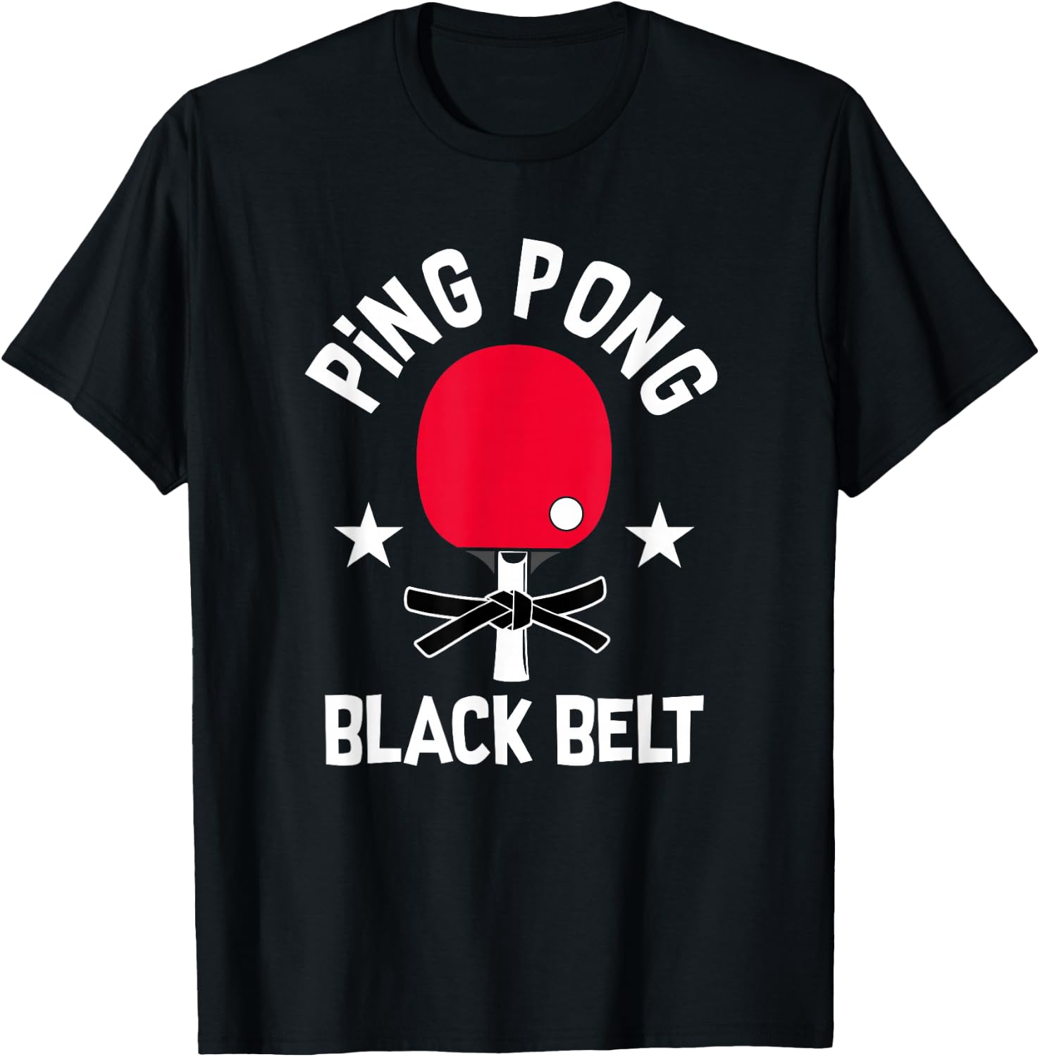 Ping Pong Table Tennis Player T-Shirt - T-Shirt | Black