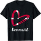 Dansk Denmark Flag Vintage Heart Denmark Danish Roots T-Shirt - T-Shirt | Black