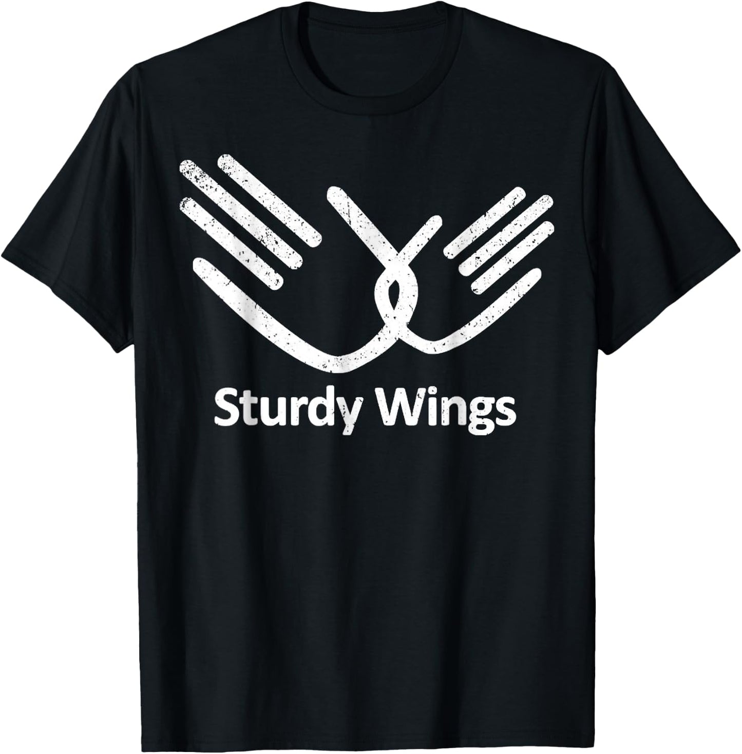 Vintage Sturdy Wings T-Shirt - T-Shirt | Black