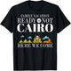 Cairo Egypt City Trip Skyline Map Travel T-Shirt - T-Shirt | Black
