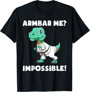 Funny Armbar T-Rex - Brazilian Jiu-Jitsu and BJJ Gift T-Shirt - T-Shirt | Black