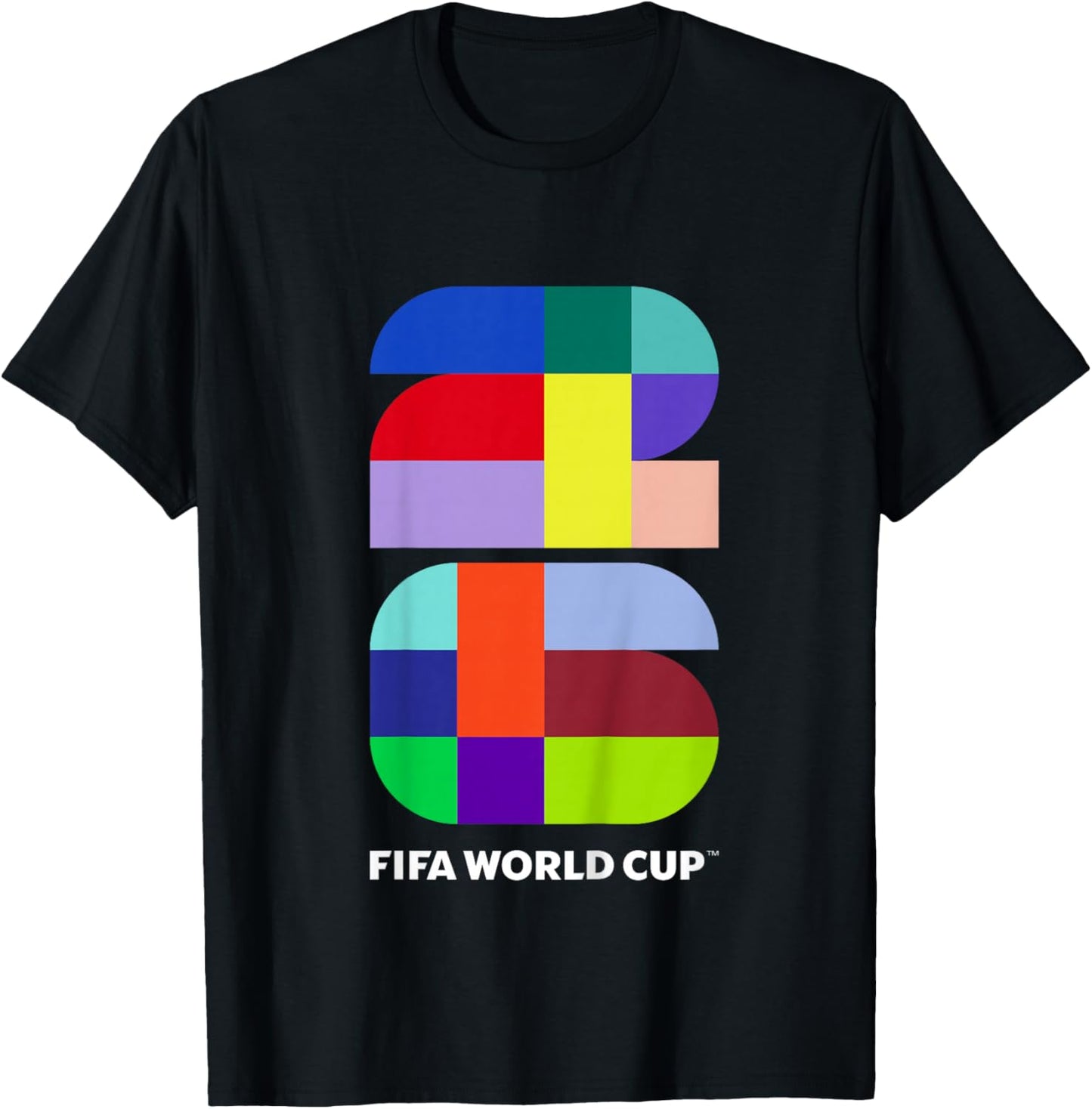 Kids FIFA World CUP26 FIFA Host Country Logo Color T-Shirt - T-Shirt | Black