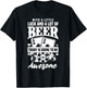 Funny Slot Machine Beer Casino Las Vegas Gambling Gambler T-Shirt - T-Shirt | Black