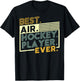 Funny Air Hockey Fan | Air Hockey Champion T-Shirt - T-Shirt | Black