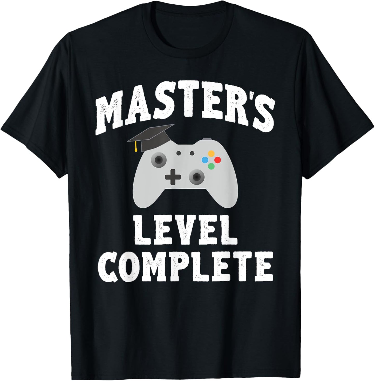 Master's Gamer Graduate Class of 2025 Graduation T-Shirt - T-Shirt | Black