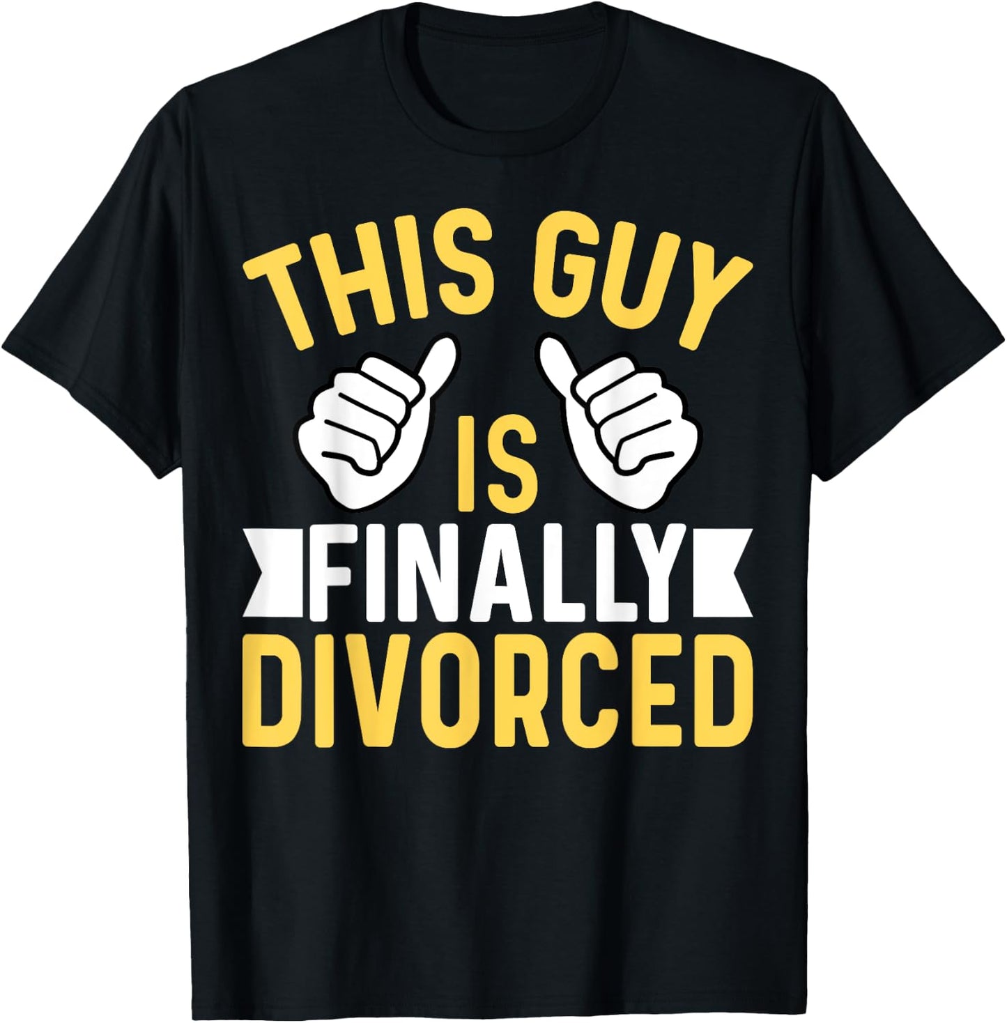 This Guy Is Finally Divorced - Divorce Party Divorcee Men T-Shirt - T-Shirt | Black