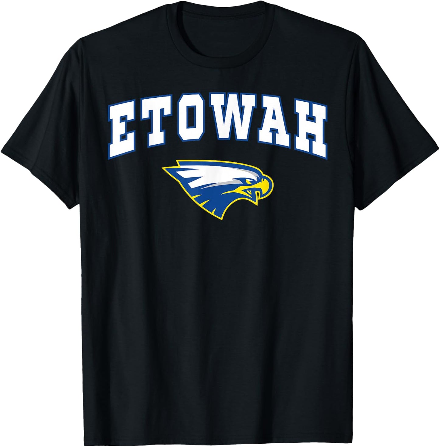 Etowah High School Eagles C2 T-Shirt - T-Shirt | Black
