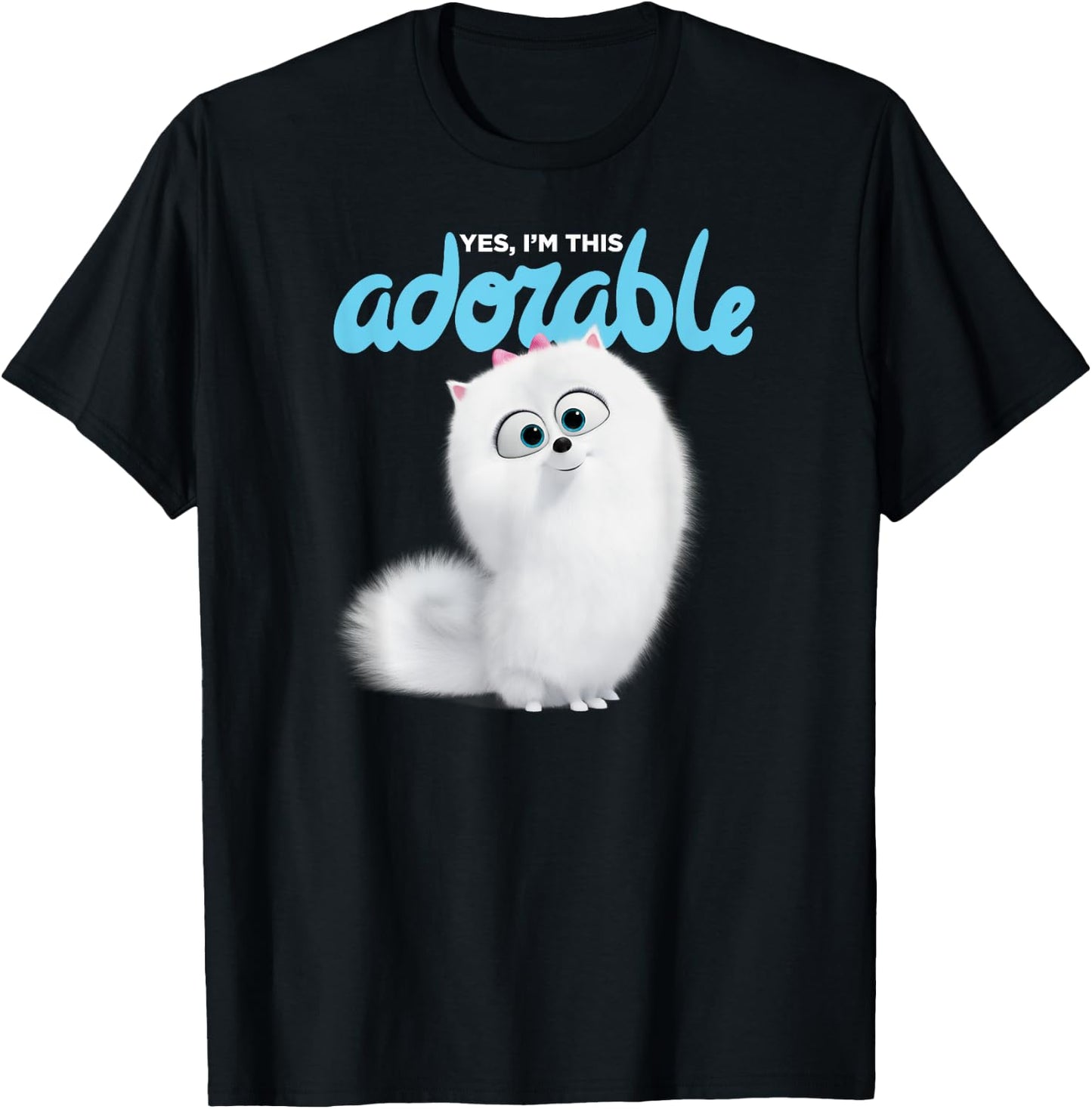The Secret Life of Pets 2 Gidget Yes I'm This Adorable T-Shirt - T-Shirt | Black