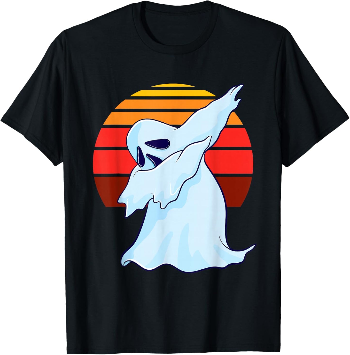Dabbing Ghost Hunting Halloween Paranormal Investigator T-Shirt - T-Shirt | Black