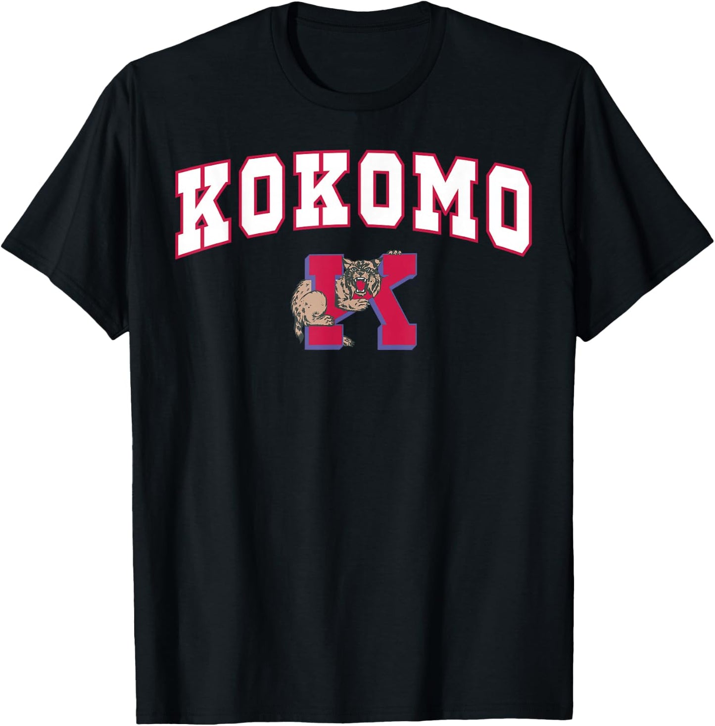 Kokomo High School Wildkats C2 T-Shirt - T-Shirt | Black