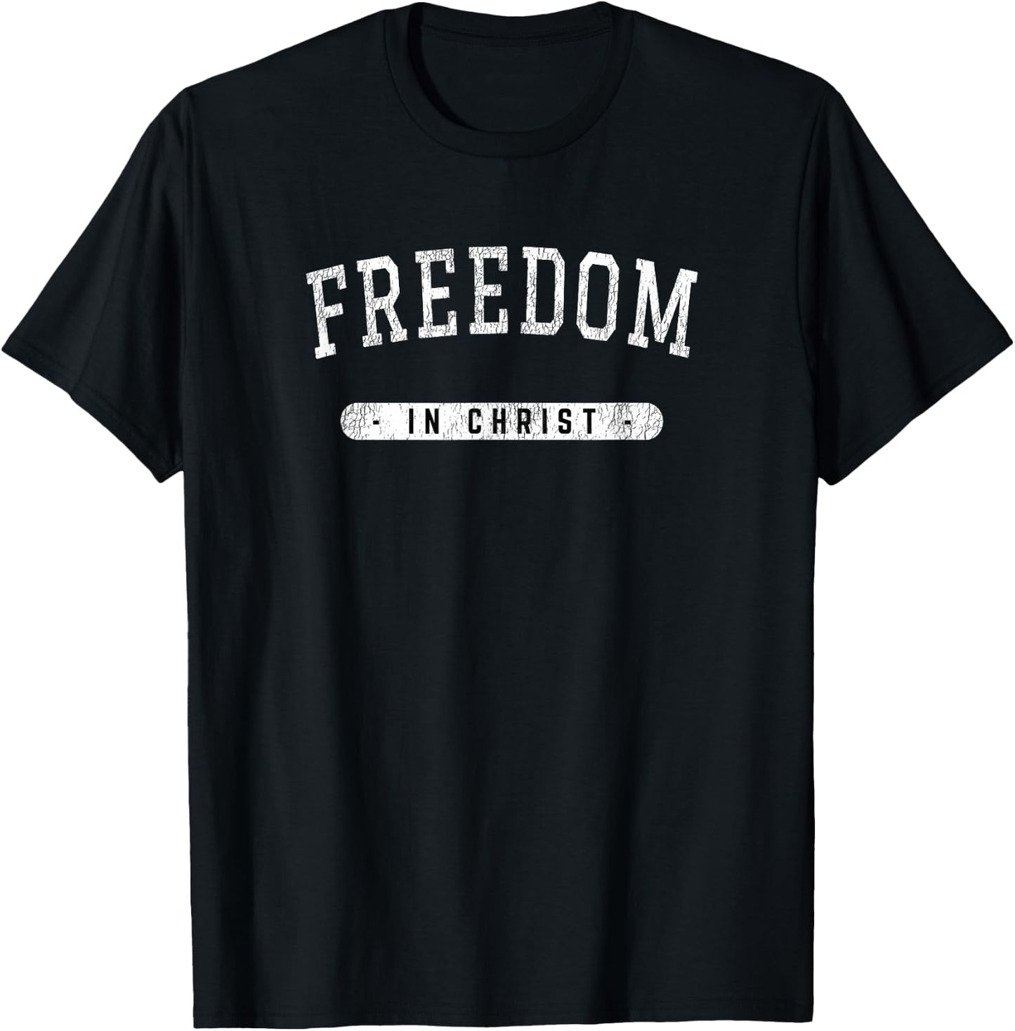 Freedom in Christ Christian Redemption Baptism Easter T-Shirt - T-Shirt | Black