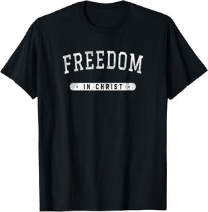 Freedom in Christ Christian Redemption Baptism Easter T-Shirt - T-Shirt | Black