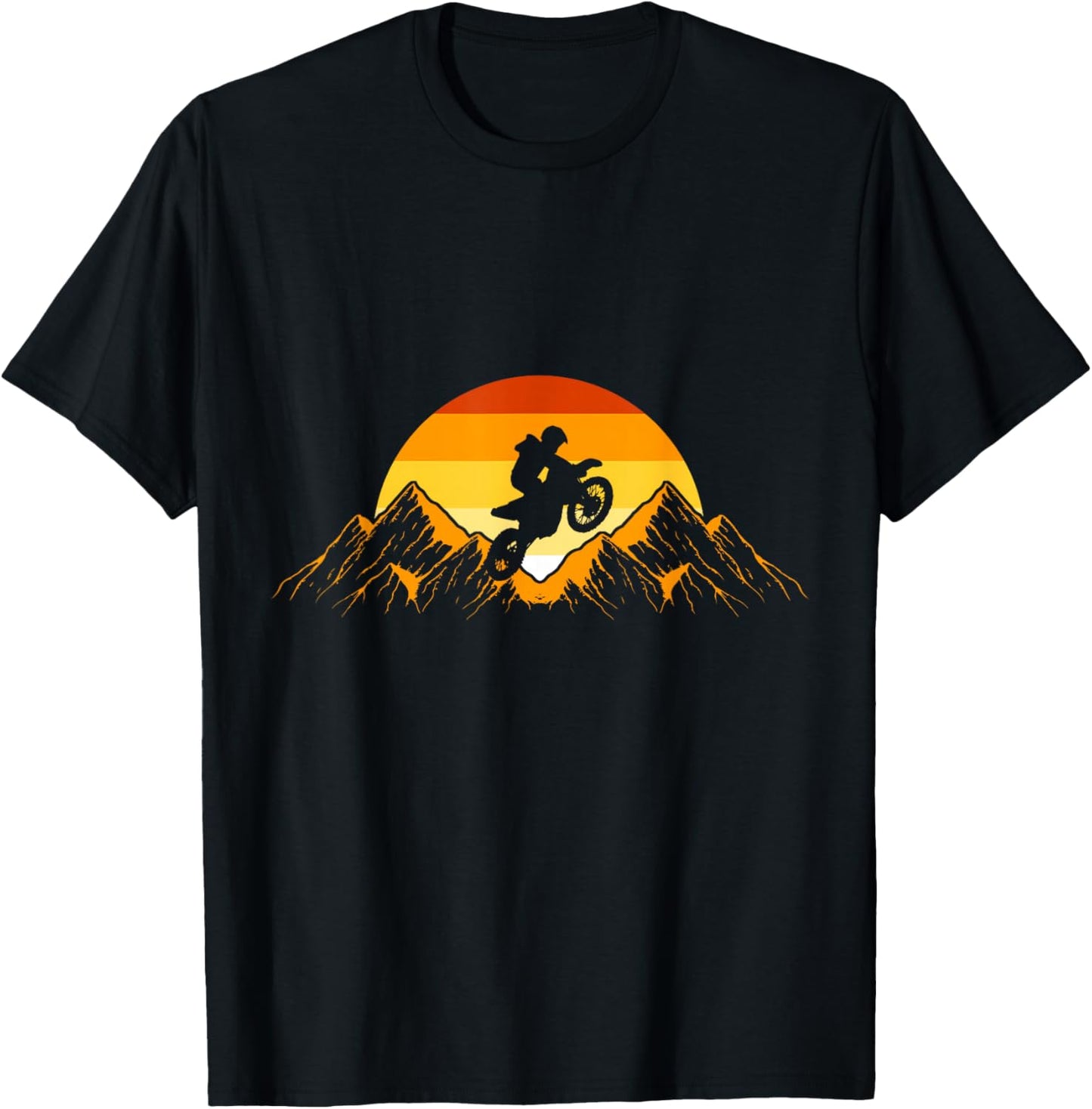 MX Motocross Biker Dirt Bike - Supercross T-Shirt - T-Shirt | Black