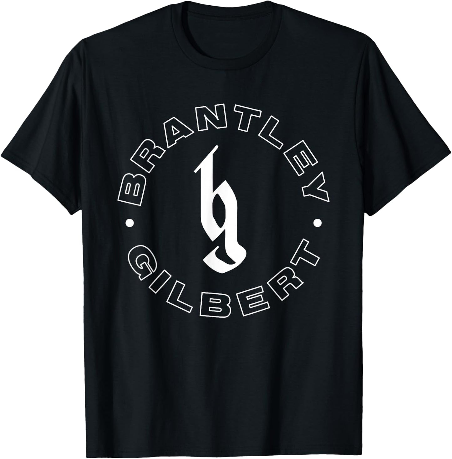 Brantley Gilbert - Circle Logo T-Shirt - T-Shirt | Black