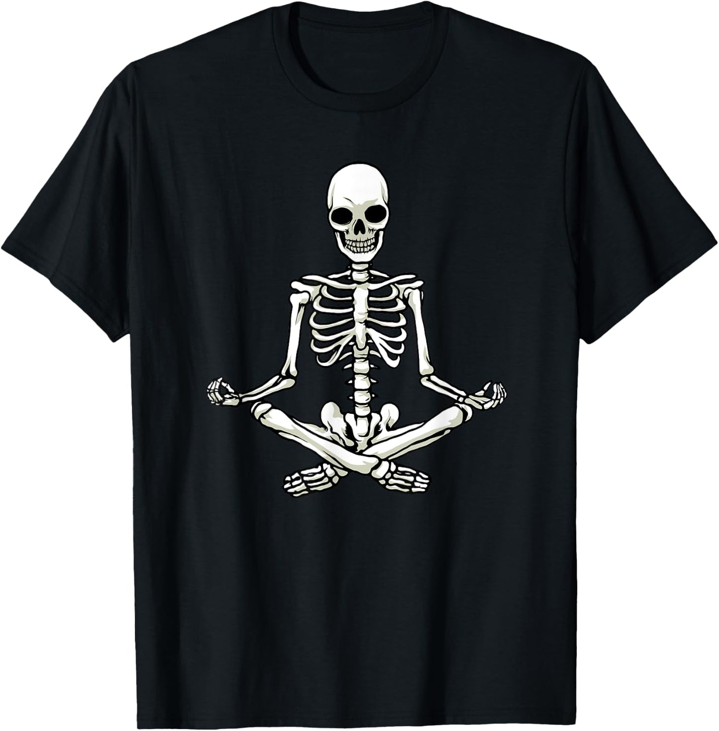 Yoga Skeleton T-Shirt - T-Shirt | Black