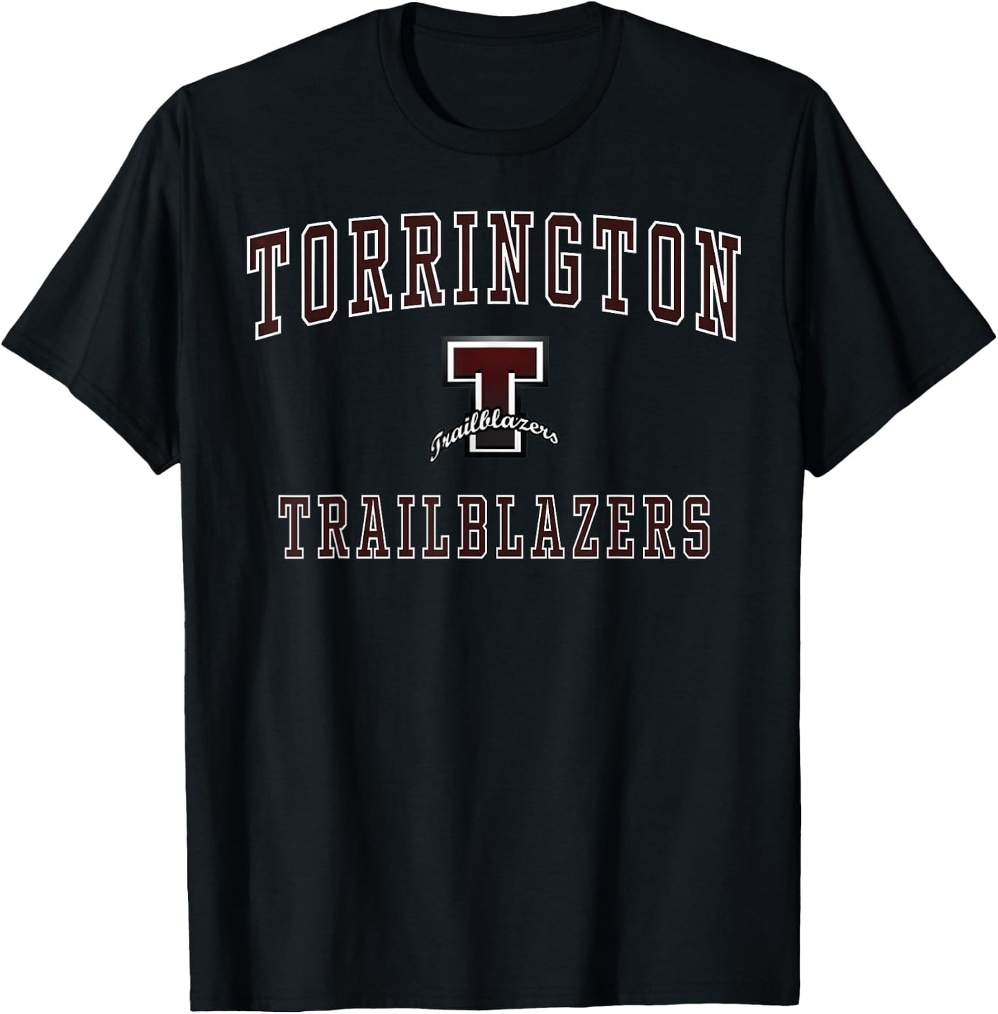 Torrington High School Trailblazers C1 T-Shirt - T-Shirt | Black