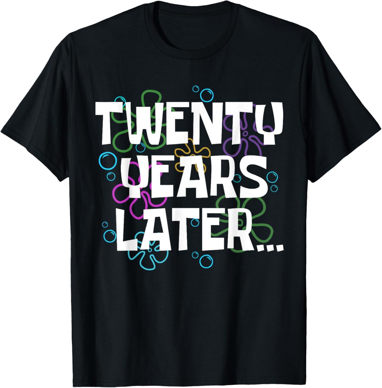 Twenty Years Later Funny 20 Year Old 20th Birthday Party T-Shirt - T-Shirt | Black