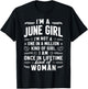 I'm A June Girl Kind Of Girl I Am A Once In A Lifetime T-Shirt - T-Shirt | Black