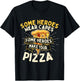 Some Heroes Wear Capes - Food Lover Pizza Baker T-Shirt - T-Shirt | Black