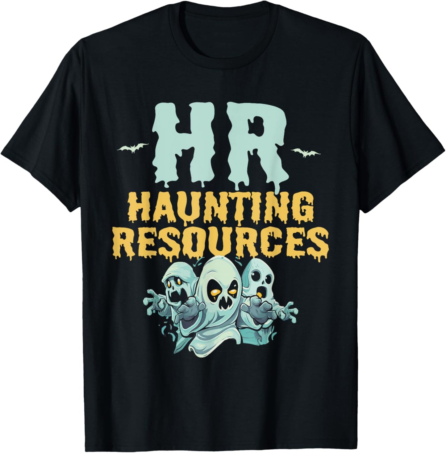 Halloween HR Human Resources Management Officer Funny T-Shirt - T-Shirt | Black