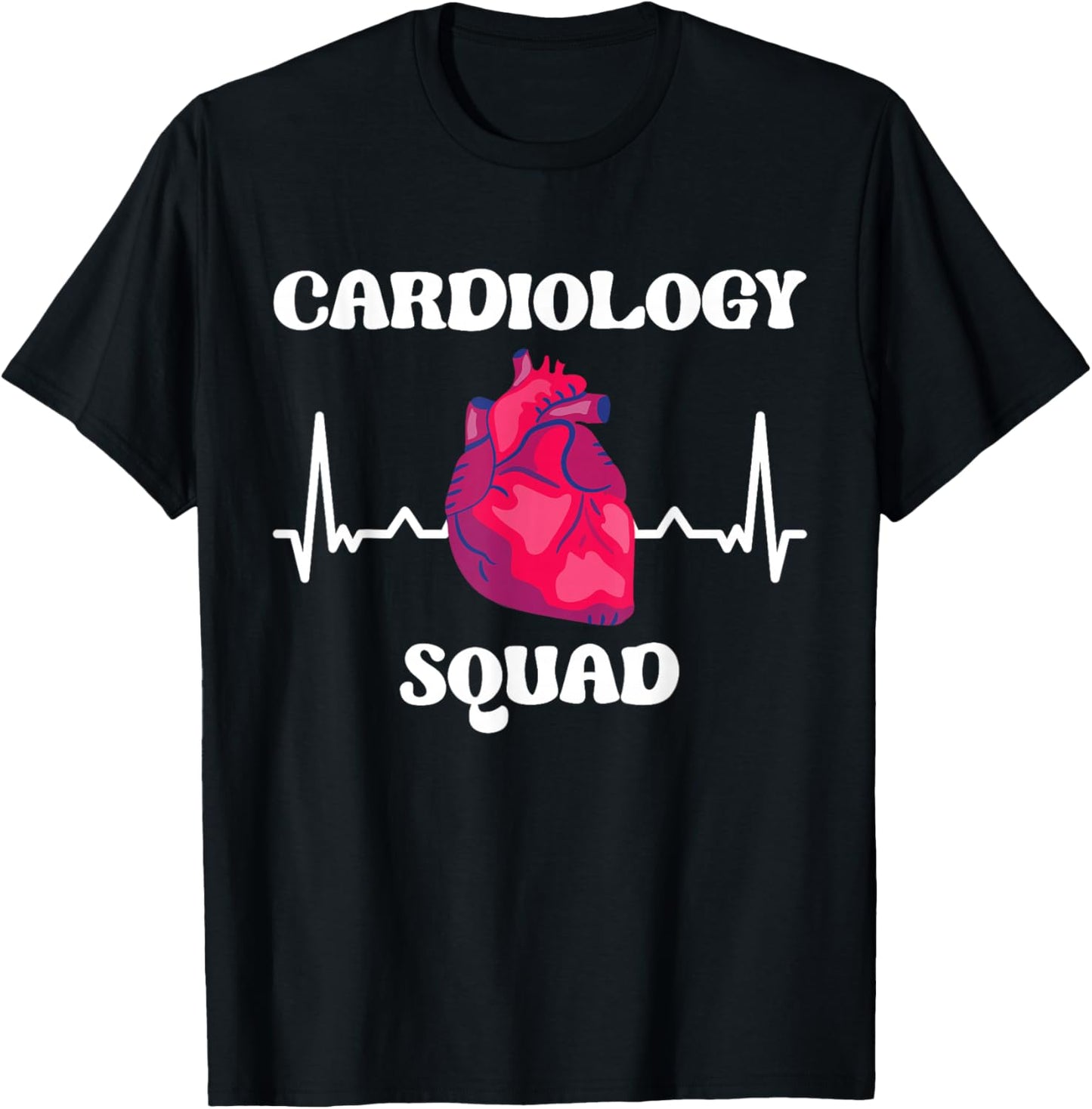 Cardiology Nurse Cardiologist T-Shirt - T-Shirt | Black