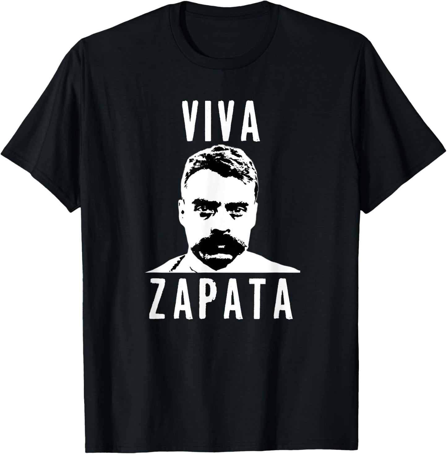 Viva Emiliano Zapata Mexican Revolution Hero T-Shirt - T-Shirt | Black