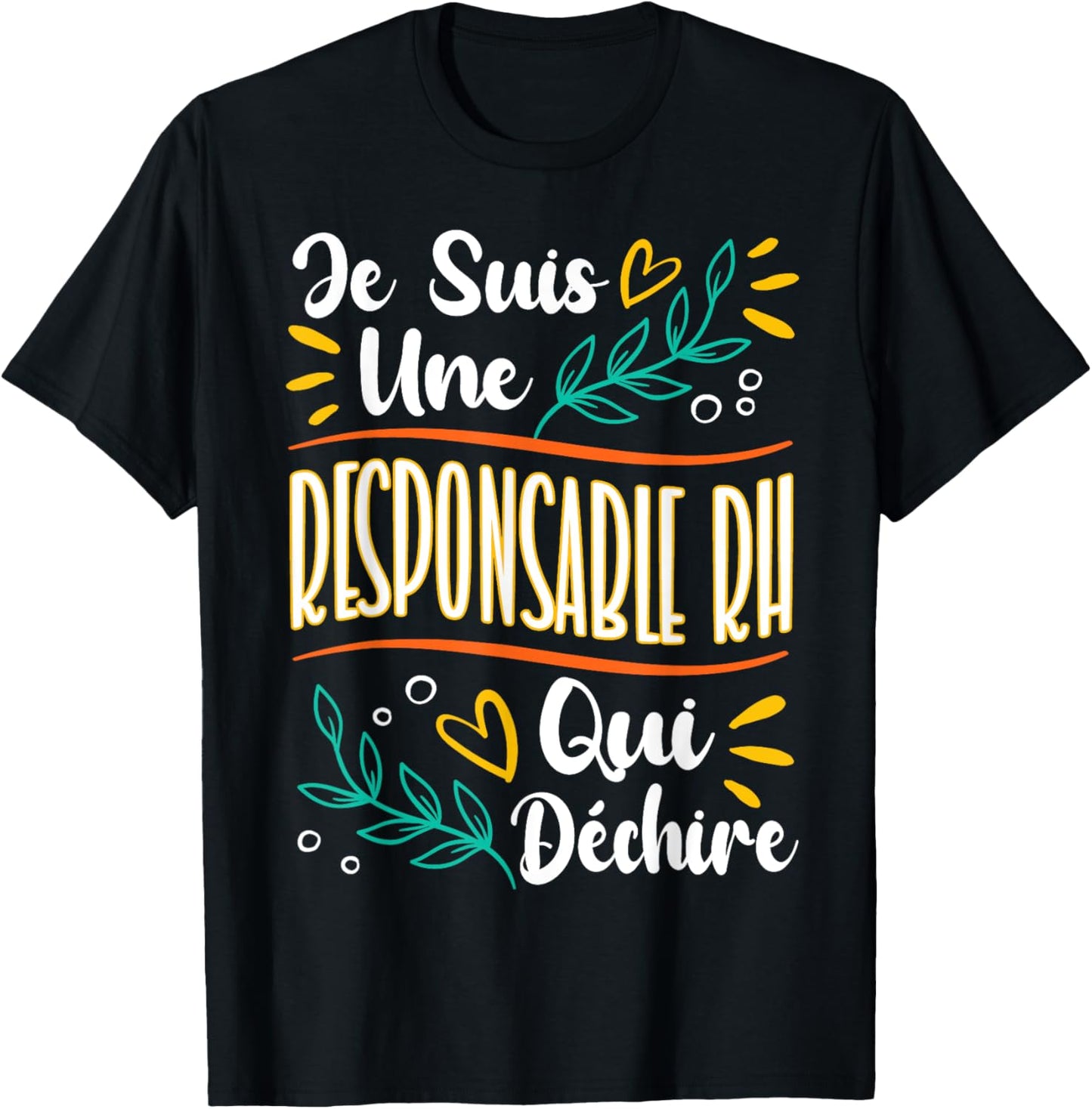 An HR Manager Who Rears Gift Human Resources , Black, S T-Shirt - T-Shirt | Black