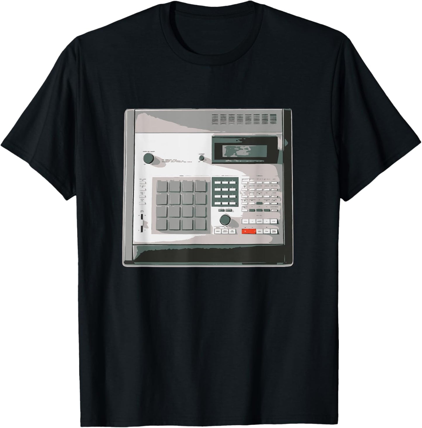 Retro Music Producer Hip Hop MPC T-Shirt - T-Shirt | Black
