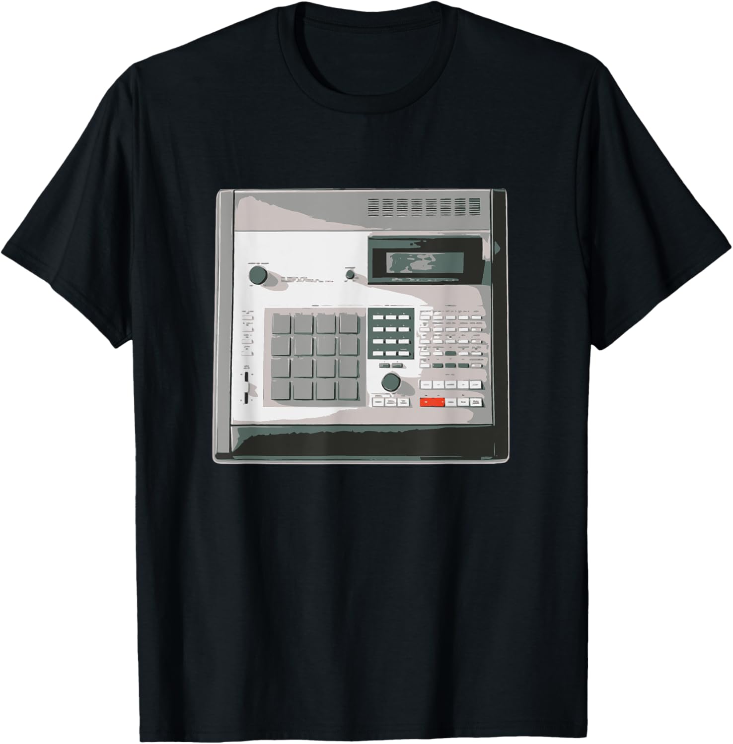 Retro Music Producer Hip Hop MPC T-Shirt - T-Shirt | Black