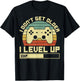 Gaming Ich Werde Nicht Älter Ich Level Up Gamer T-Shirt - T-Shirt | Black