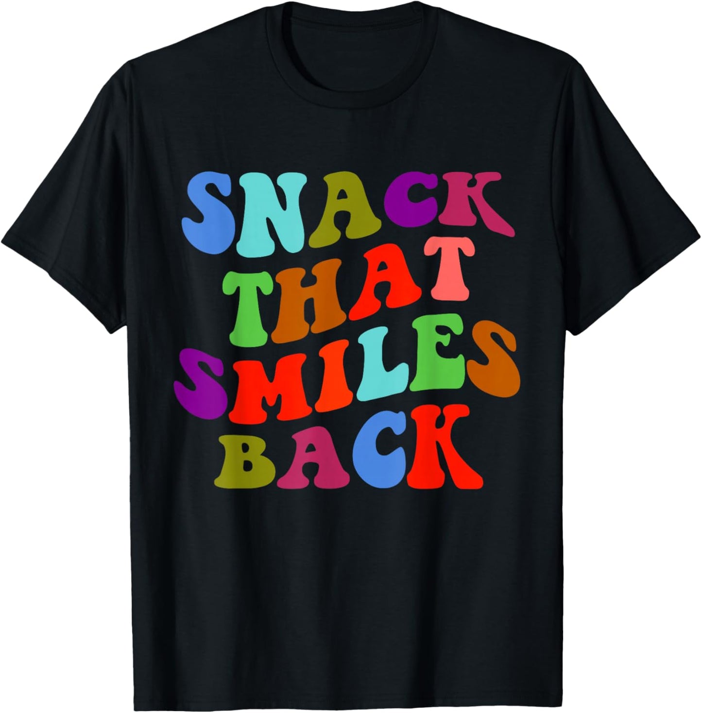Snack That Smiles Back T-Shirt - T-Shirt | Black