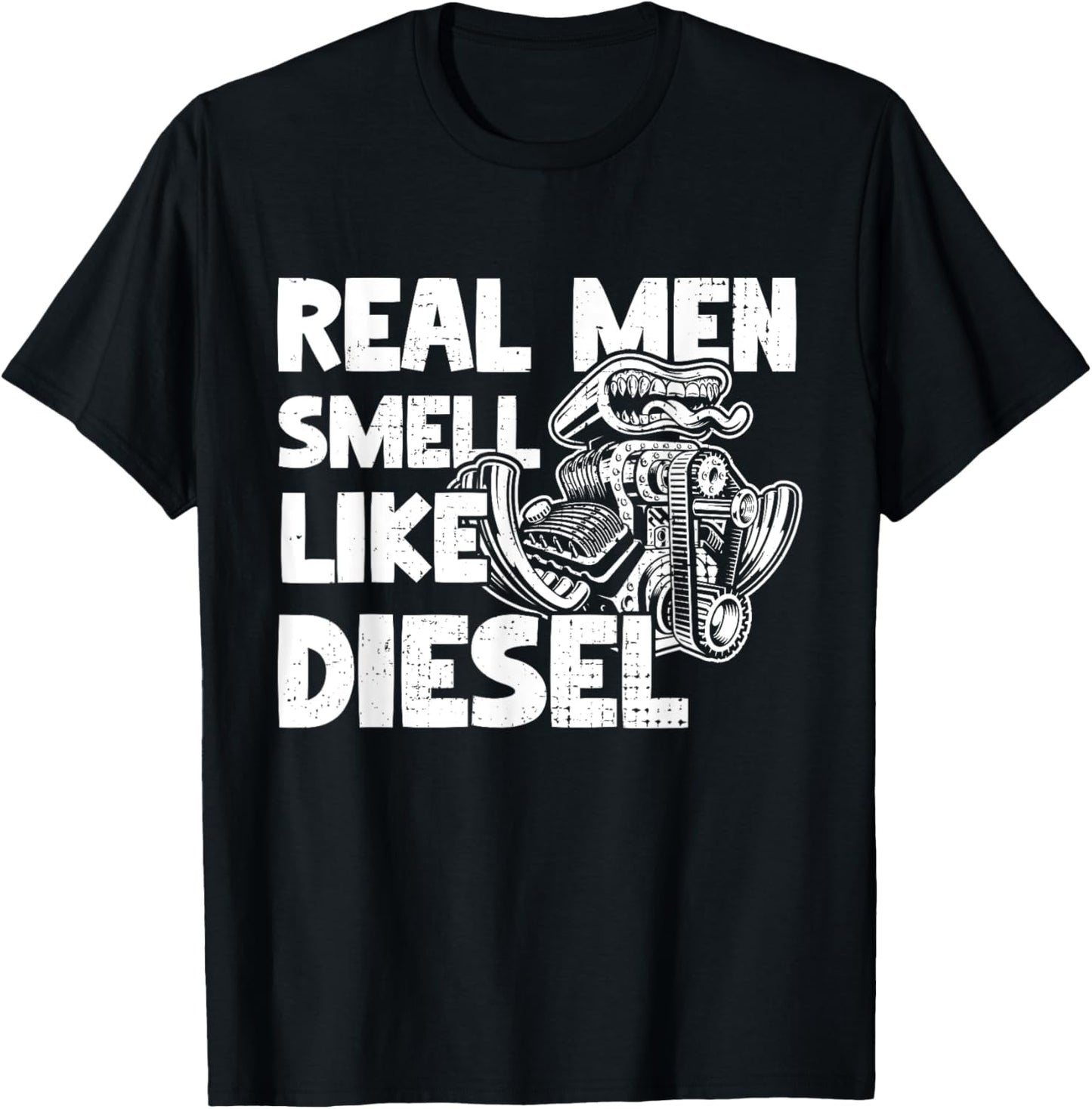 Awesome Diesel Gifts Like A Regular Mechanic Apparel T-Shirt - T-Shirt | Black