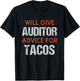 Funny Auditor Saying Gifts For Audit Professionals T-Shirt - T-Shirt | Black