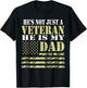 Army Veteran For Proud Veteran Dad From Daughter Veteran day T-Shirt - T-Shirt | Black