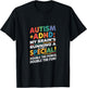 Double Fun: Autism + ADHD: Brain's Running 2 for 1 Special T-Shirt - T-Shirt | Black