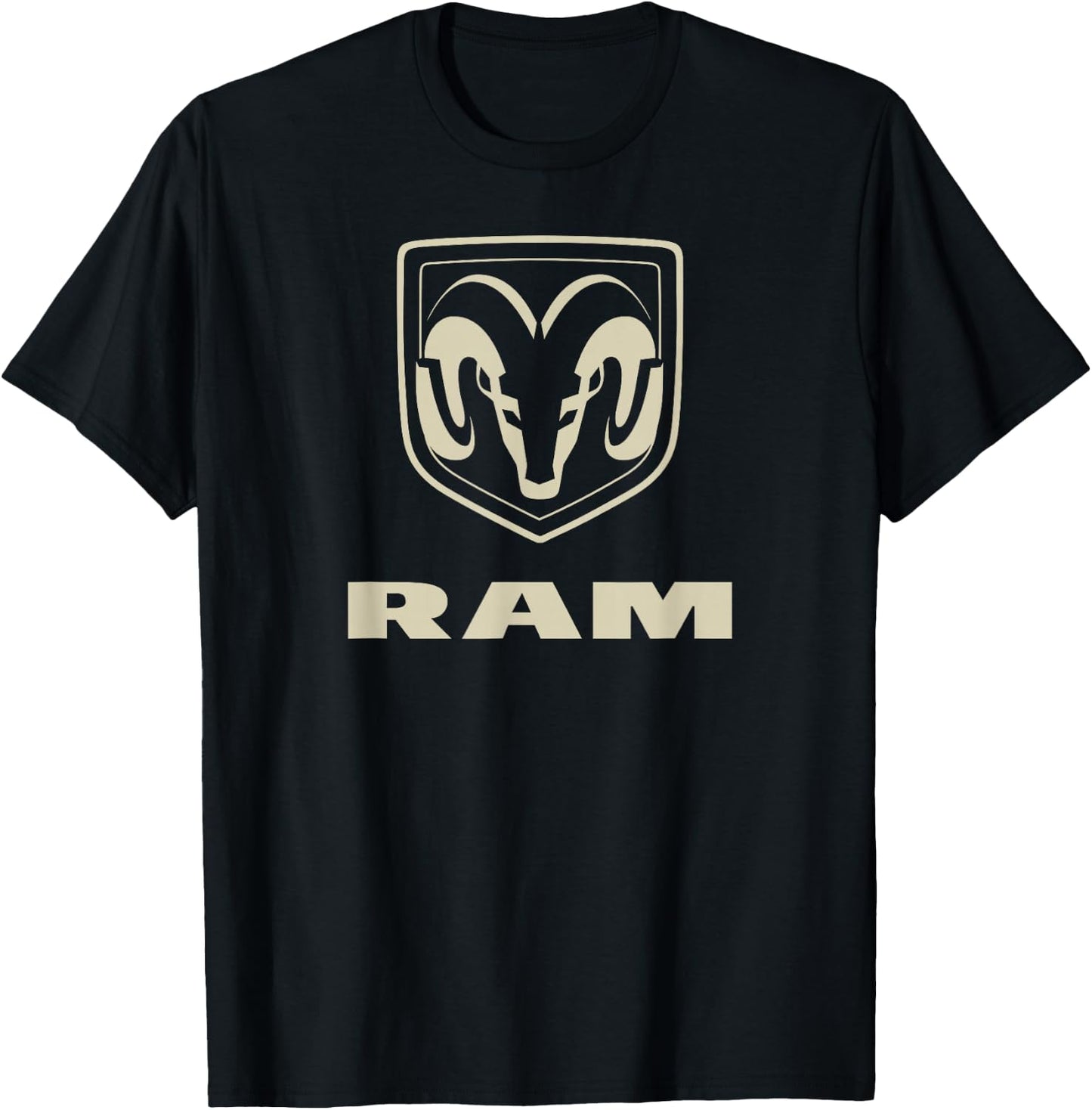 RAM Trucks Tan Logo T-Shirt - T-Shirt | Black