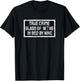 True Crime Glass Of Wine In Bed By Nine T-Shirt - T-Shirt | Black