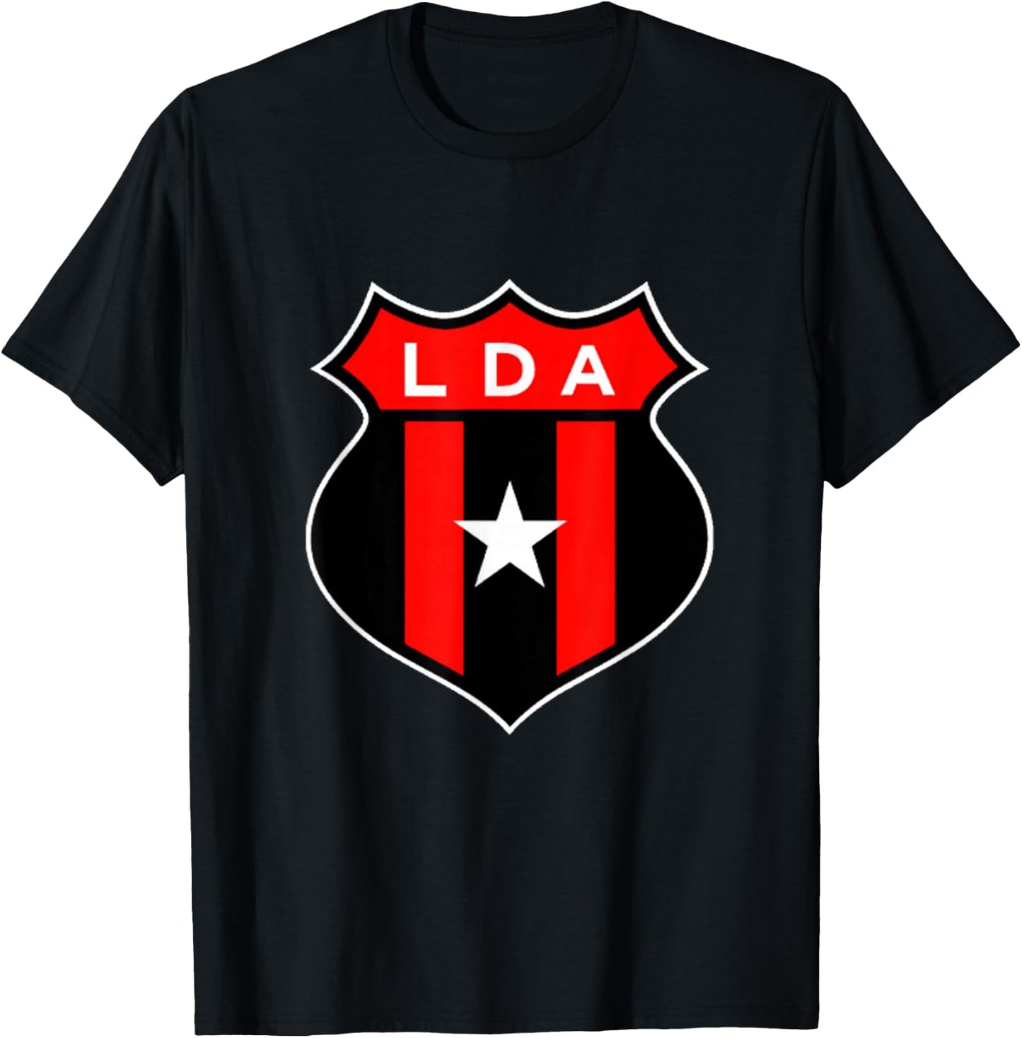 Liga Alajuelense -Adults & -Kids Black Modern Sport T-Shirt - T-Shirt | Black
