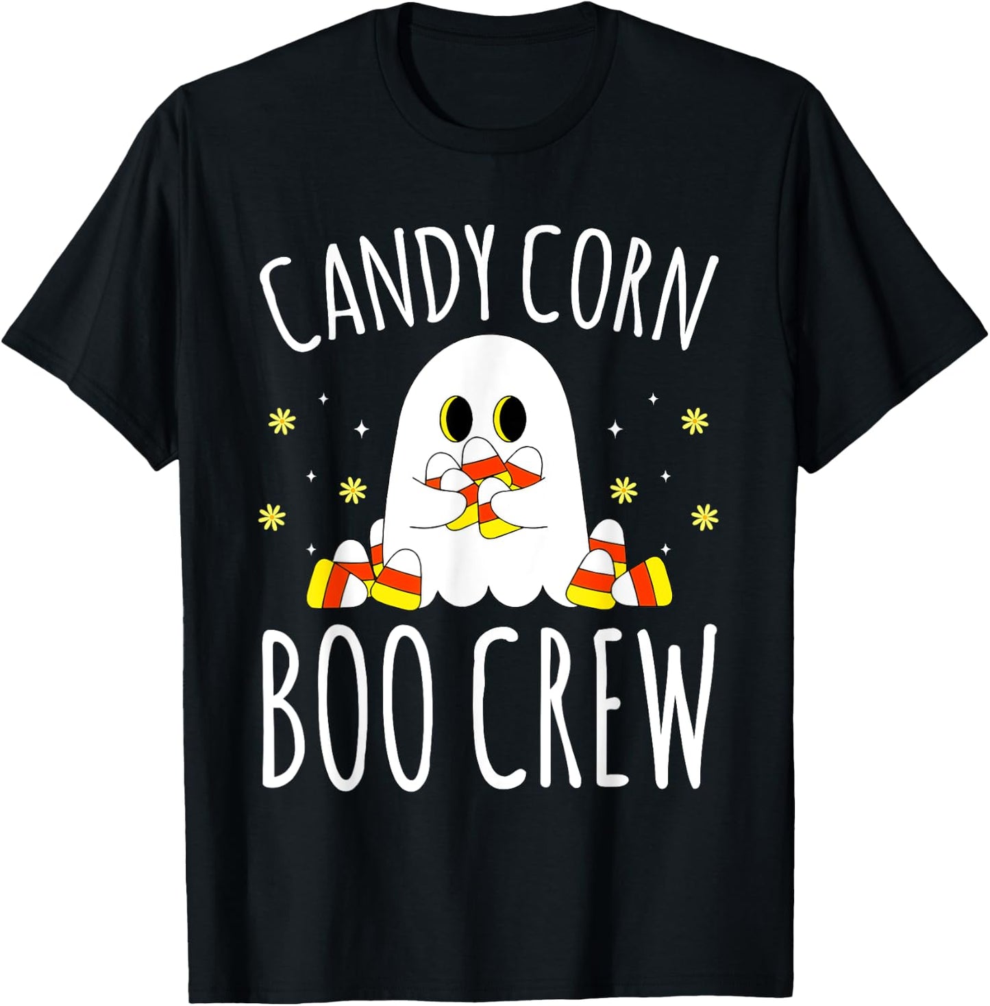 Candy Corn Crew Halloween Costume Men Women Friends T-Shirt - T-Shirt | Black