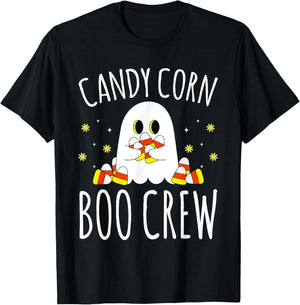 Candy Corn Crew Halloween Costume Men Women Friends T-Shirt - T-Shirt | Black