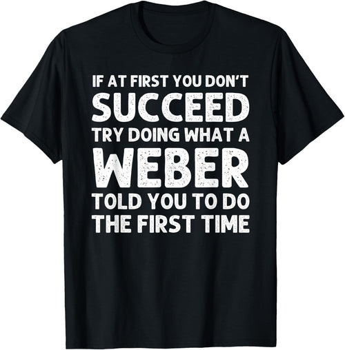 WEBER Funny Surname Family Tree Birthday Reunion Idea