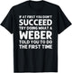 WEBER Funny Surname Family Tree Birthday Reunion Idea T-Shirt - T-Shirt | Black