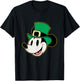 Disney Mickey Mouse St. Patrick's Day Retro Vintage Big Face T-Shirt - T-Shirt | Black