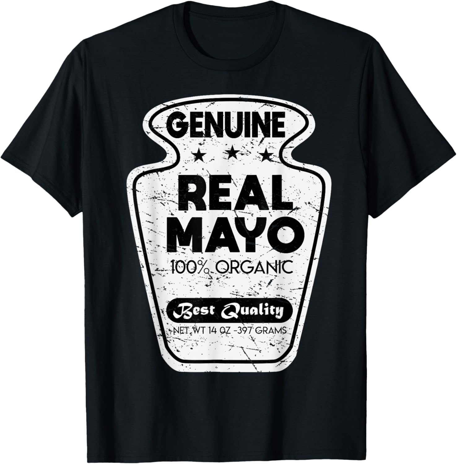 Condiment Mayo Mayonnaise Costume Vintage Halloween Gifts T-Shirt - T-Shirt | Black