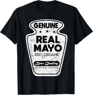 Condiment Mayo Mayonnaise Costume Vintage Halloween Gifts T-Shirt - T-Shirt | Black