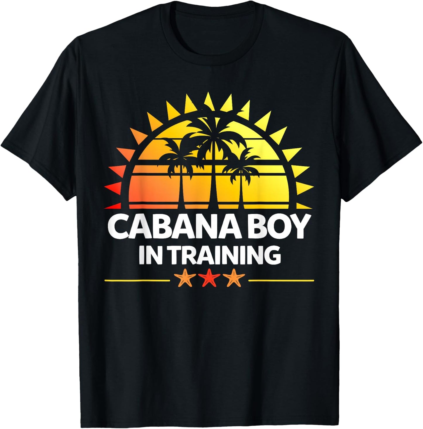 Cabana Boy In Training Men's Boys Gift T-Shirt - T-Shirt | Black